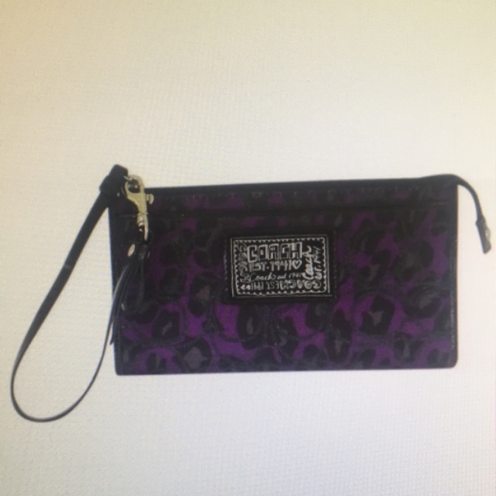 Coach authentic wristlet